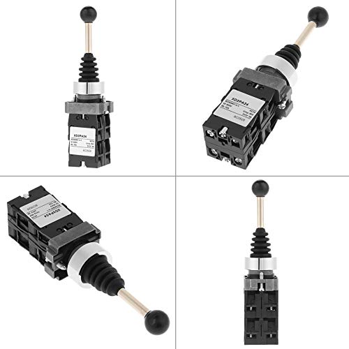 4 Position Joystick Switch, Joystick Controllers Spring Return Switch Joy Stick Control Replacement Black - Image 8