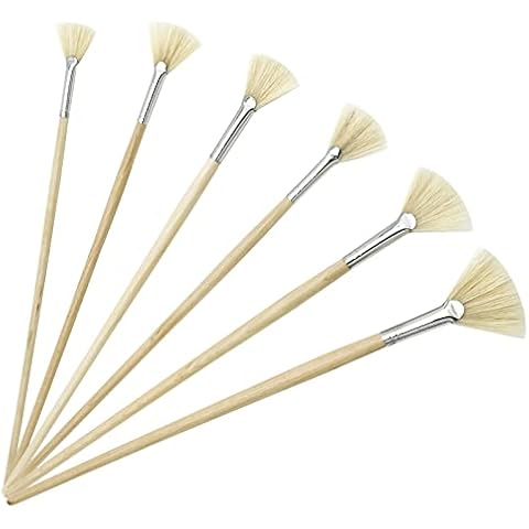 Pinceaux en Éventail LEA-SHALL 6PCS Cover