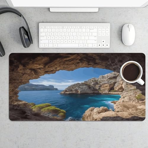 Tapete para mouse grande con base de goma 30x60 cm miniatura 5