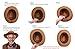 Nicky Bigs Novelties Brown Fedora Hat for Women, Brown Fedora Men Gangster Hat, 1920’s Hats, Mobster Hats Adult, Fedora Costume Accessories, Detective Costume Accessories, One Size Fits All