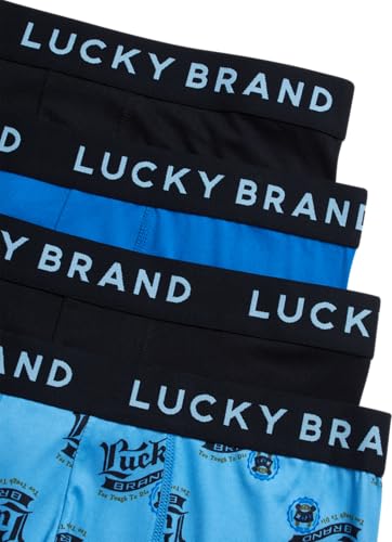 Lucky Brand Mens Boxer Briefs - 4 Pack Sport Soft Boxers for Men with No Fly Pouch - Performance Mens Underwear Boxer Briefs3