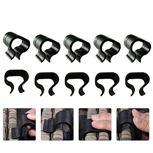 Angoily 10PCS Clipes Clipes de Vime Sofá de Vime Ao Ar Livre Mobília Do Pátio Fixadores Clipe Conect