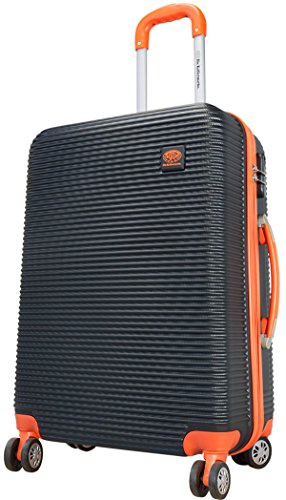 Preisvergleich Produktbild Koffer L Schwarz Orange 66x47x26cm Hartschale Bowatex