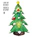 Widmann 7506T - nadmuchiwana, podświetlana choinka, z wbudowanym wentylatorem, 183 cm, element dekoracyjny