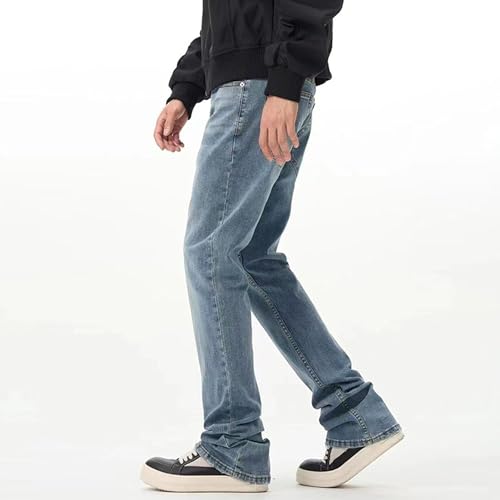 Men's Loose Fit Wide Leg Washed Jeans Straight Leg Vintage Denim Pants Casual Baggy Fsahion Hip Hop Jeans3