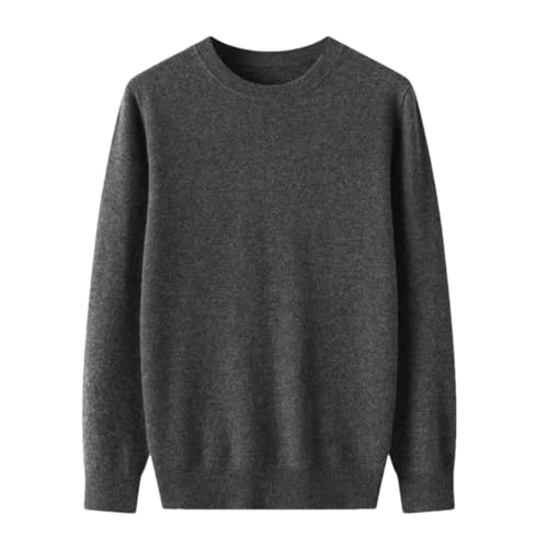 Men's Pullover Sweater Crew Neck Long Sleeve Casual Slim Fit Solid Color Knit Sweaters