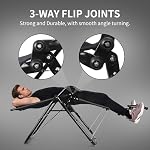 leikefitness Machine à abdominaux (Entraîneur de redressement assis), Chaise de gym à domicile 2-en-1 / Chaise d'inversion, Équipement d'exercice pour abdominaux, Entraînement du tronc, Étirement pour soulagement du dos et rebond automatique, Équipement de fitness à domicile pliable
