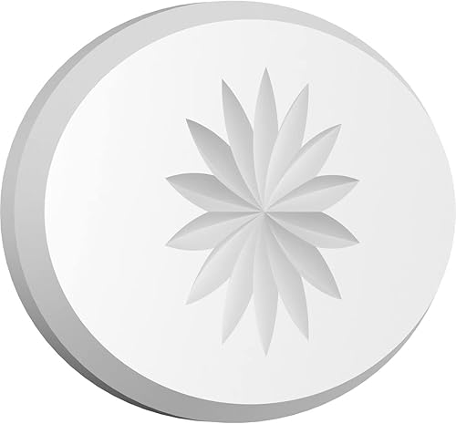 Miniatura 9 de Ekena Millwork ROSP050X033X050DAL10 Roseta estándar con borde biselado, 5 pulgadas de ancho x 3 14 pulgadas de alto x 12 pulgadas, PVC