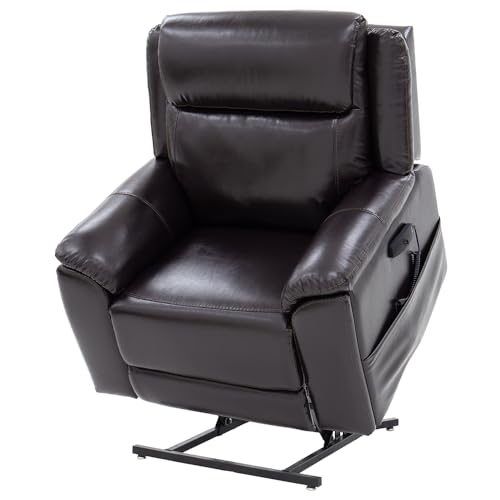LIVING WELL STORES Pride Sitting Pretty Evolution Collection Heavy Duty 3-Position Power Lift Recliner, (LC-435XL) 500 lbs. Weight Capacity (Sta-Kleen Chestnut, Curbside Delivery)