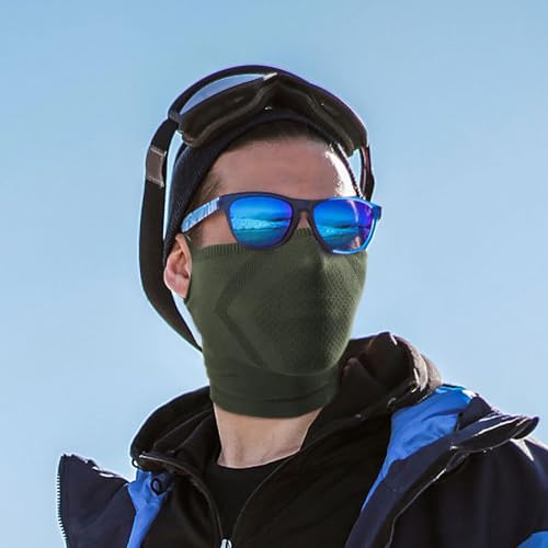 Image of WTACTFUL Ski Mask Neck Gaiter Warmer Balaclava Half Face Mask Men Women