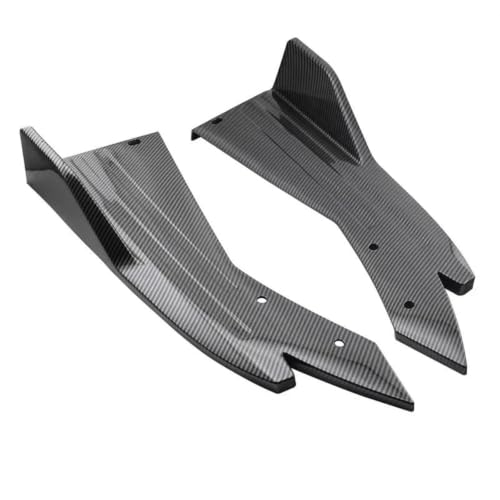 Becquet avant et séparateur arrière 2 pièces look carbone pour RS5 RS6