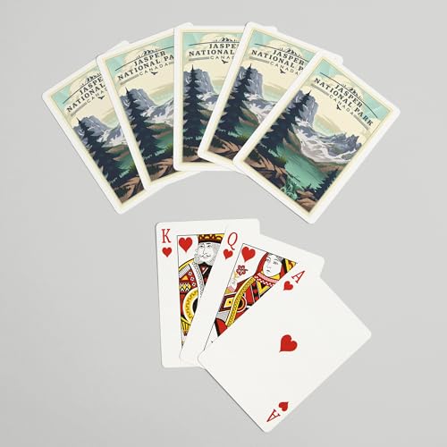 Baraja de Poker con 52 Cartas, Tema Canadá Jasper miniatura 7