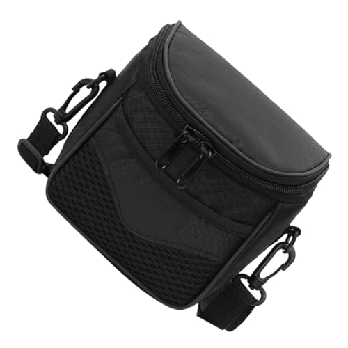 CLISPEED Caja de Cuero de cámara Bolso de la cámara Digital Casos Bolsas de cámara al Aire Libre Bolsa de la cámara Bolsa de la Cubierta de la cámara Bolsa Protectora de cámara Nylon Negro