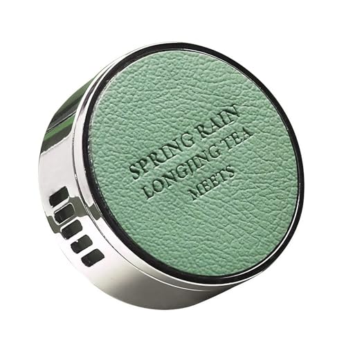 Luxury Leather Car Air Freshener Vent Clip, Premium Metal Vent Clip Design, Multi-Color for selection, Fit for Horizontal/Vertical Vents, Long Lasting for Car Interior.