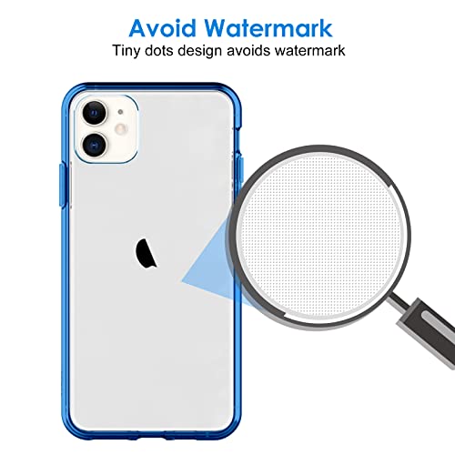 Jetech Case For Iphone 11 (2019) 6.1-Inch, Shockproof Bumper Cover, Anti-Scratch Clear Back (Blue) #TOP4