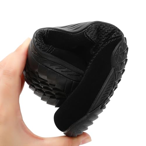Image of Men's Barefoot Shoes Slip On Walking Tennis Sneakers for Men Zero Drop Sole Minimalist Running Shoe Lightweight Gym Workout Casual Fitness Black C US 11