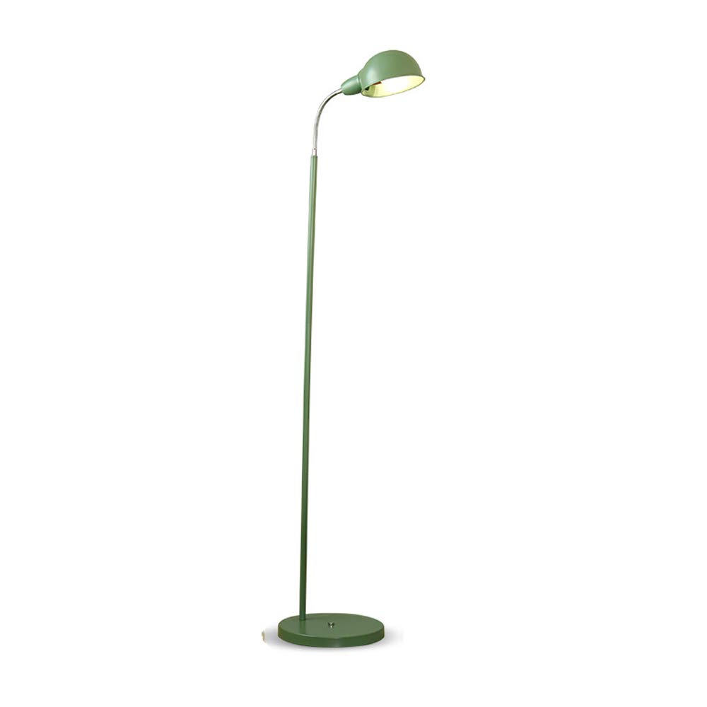 Lampada da Terra a LED, Moderna Lampada da Terra con Collo D'Oca Flessibile, 3 Temperature di Colore, interruttori a Pedale, Attacco E14, Max. 60 W, l