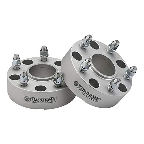 Supreme Suspensions - 4Pc Set Of 1.5" Hub Centric Wheel Spacers For 2012-2018 Dodge Ram 1500 2Wd/4Wd - 5X139.7Mm Bolt Pattern M14X1.5 Studs 77.8Mm Center Bore (Silver) #TOP2