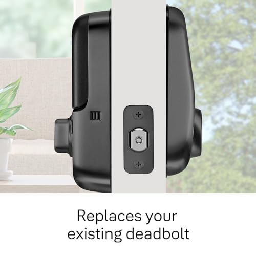 Image of Yale Assure Lock Deadbolt, Black Suede Digital Touchscreen Non-Connected Keypad with Backup Key for Front or Back Entry Door, YRD226-NR-BSP