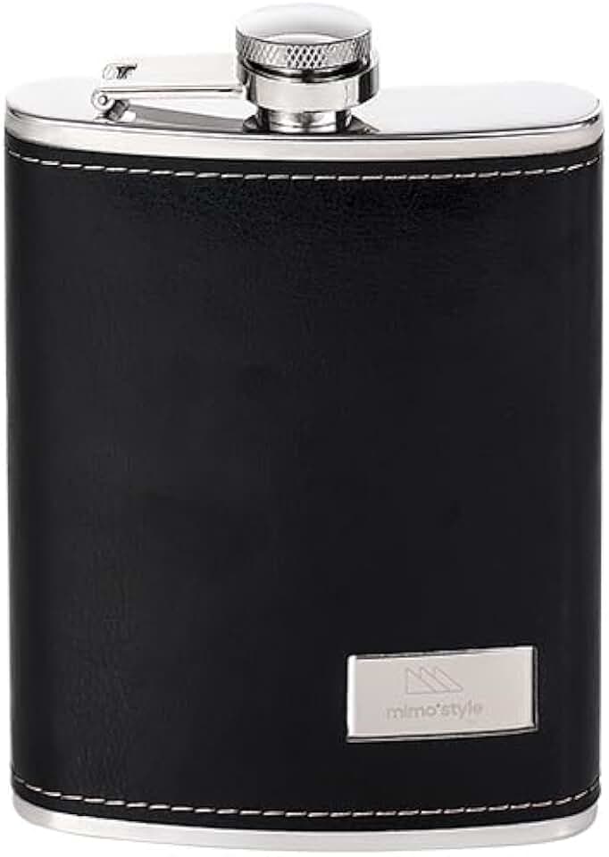 Mimo Style Cantil de Bolso para Whisky, Black