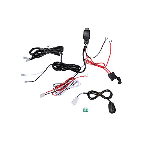Faisceau de câbles 12V 40A universel avec fusible de sécurité robuste pour éclairage LED