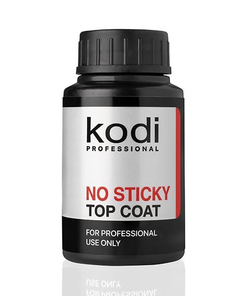 Kodi Professional No Sticky Top Original  Acabado sin capa pegajosa  Acabado de alto brillo  Remojarse  Para una capa de uñas de larga duración