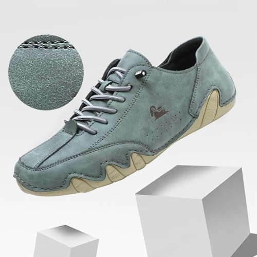 Image of Driving Shoes for Men Casual Slip Ons Mens Fashion Shoes Comfort Handmade Chukka Dress Casual Shoes
