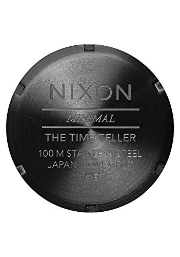 NIXON-Time-Teller-A045-100m-Water-Resistant-Watch-37mm-Stainless-Steel-Watch-Face