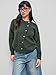 CIDER Womens Wool Blend Knit Cardigan Trendy Crew Neck Button Down Long Sleeve Cozy Fall Fashion Sweater Loose Fit Wool Top Dark Green