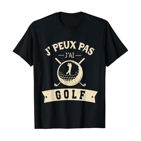 T-Shirt J'peux Pas J'ai Golf - Cadeau Rigolo Cover