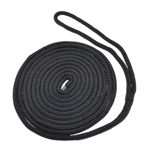 Câbles d'Amarrage pour Bateaux, Cordage d’Amarrage Renforcé avec Œillet, Équipements Sport Nautique pour Voile Ponton Plage Kayak Lac Canoë Ski Pêche Rafting Et Navigation