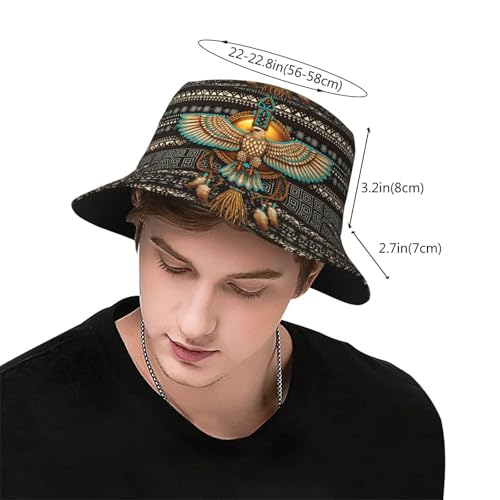 Sombrero tipo Bucket para mujer y hombre estilo retro miniatura 3
