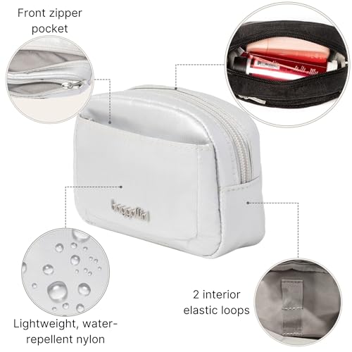 Image of Baggallini Women's Pocket Cosmetic - Lightweight Bag - Travel Essentials Makeup Organizer Mini