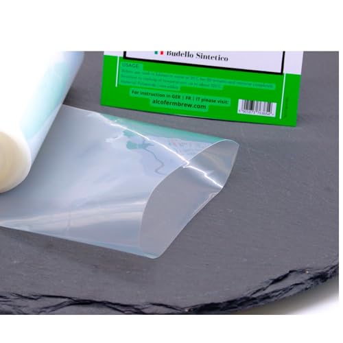 Funda de Poliamida Transparente 55mm / 5m – Para Embutidos como Salchicha de Hígado, Morcilla, Paleta Cocida, Bratwurst y Fiambres