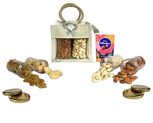 Image of NUTRI MIRACLE Christmas Dry Fruits Gift Pack | Corporate Dry Fruits Combo for Relatives