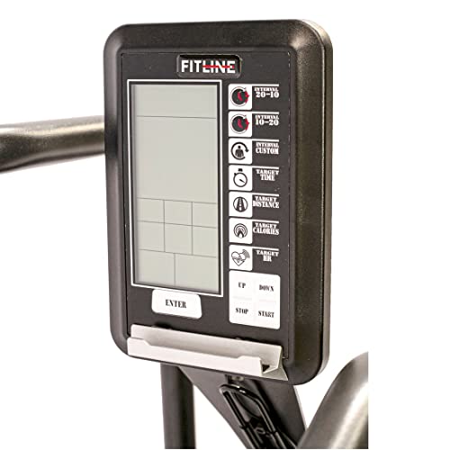 Image of Fitline HIIT Air Bike-Rage Full Body Workout for Exercise (Black & Red, FL Rage - Air Bikes-04)