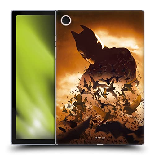 Head Case Designs sous Licence Officielle Batman Begins Affiche Graphiques Coque en Gel Doux Compatible avec Samsung Galaxy Tab A8 10.5 (2021)