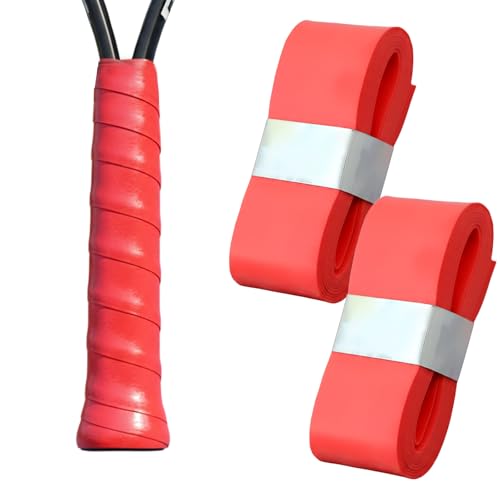 Xyvona 1 paquete de cinta de agarre de tenis, agarre de raqueta de poliuretano suave al tacto con sensación seca y control mejorado para raquetas de tenis, bádminton, pádel
