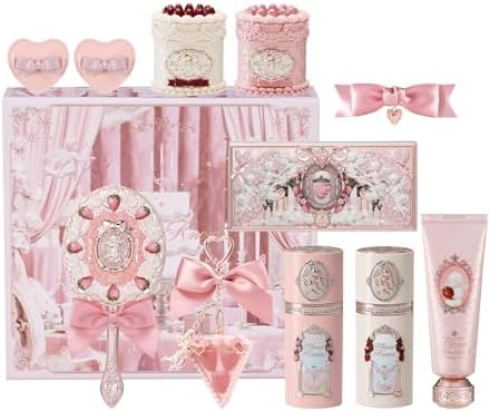 Flower Knows Cake Charm 12-Piece Collectible Beauty Gift Set