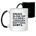 Beverage Cart Attendant Golf January Custom Mug