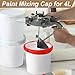 2 PCS 4L Mixing Mate Paint Lid Kit, Paint Can Pouring Spout with Better Sealing Effect, Universal Paint Shaker, for Stirring, Storing and Pouring