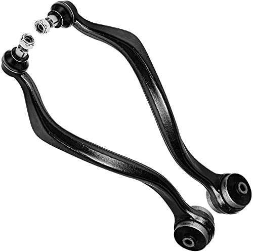 Image of Detroit Axle - 8pc Front End Kit for 07-12 Ford Fusion Lincoln MKZ, 07-09 Mercury Milan, 4 Lower Forward & Rearward Control Arms 4 Tie Rod Ends 2007 2008 2009 2010 2011 2012 Replacement