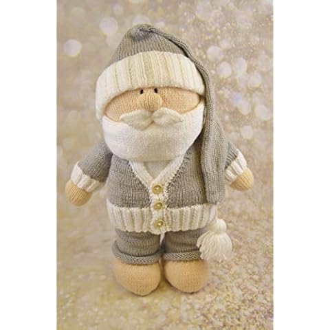 Knitting Pattern Booklet - Extra Large Santa on Boxing Day Instructions from Knitting By Post. Knitters A5 UK Christmas Leaflet. The Ultimate Christmas Knitting Gift. Festive & Fun Cover