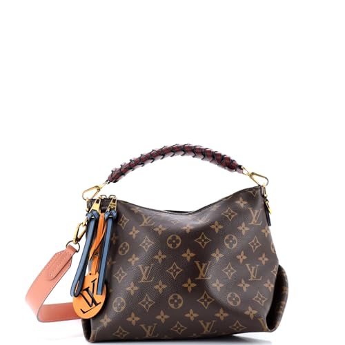 Louis Vuitton, Pre-Loved Braided Handle Beaubourg Hobo Monogram Canvas Mini, Brown