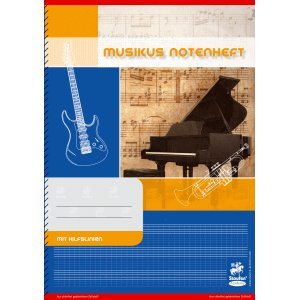 Staufen 25 x Notenheft Premium A4 8 Blatt Lineatur 12