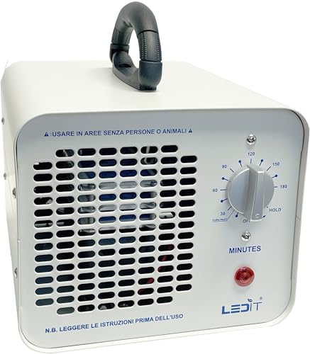 Generatore Ozono Ledit 10000mg/h - Professionale Per Locali Fino A 200mq - Certificato CE E CNR