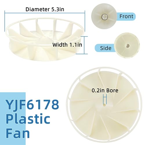 image for Upgraded YJF6178 Bathroom Vent Exhaust Fan Motor 70CFM 60HZ 120V 1.1A 