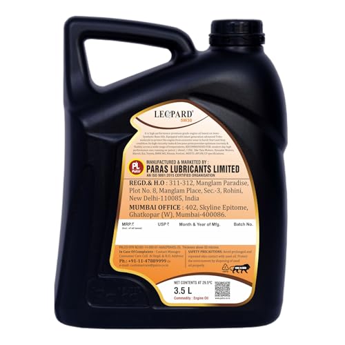 Image of PALCO LEOPARD 5W30 Engine Oil for Car 3.5 Ltr | Engine Oil for Petrol & Diesel Cars