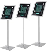 Golemas Sign Stand for Display, 11lbs Integrated Rod Heavy Duty Pedestal Floor Signage Stand Hold...