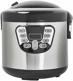 wilko 5l multi cooker with digital control display, multi colour non stick removable cooking pot, 29.5cm h x 28.0cm w x 27.0cm d